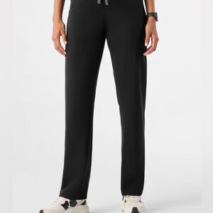 Figs Black high waisted Livingston Basic Scrub Pants Scrub Pants